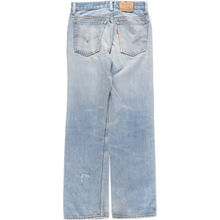 70's Levi's 719-0217 Orange Tab Straight Denim Pants Made in USA Women's XL (w30) Vintage /eaa447221