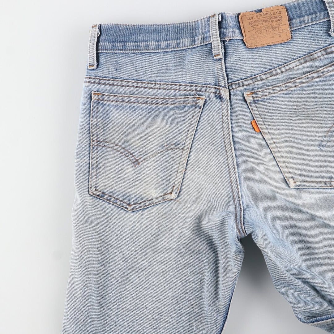 70's Levi's 719-0217 Orange Tab Straight Denim Pants Made in USA Women's XL (w30) Vintage /eaa447221