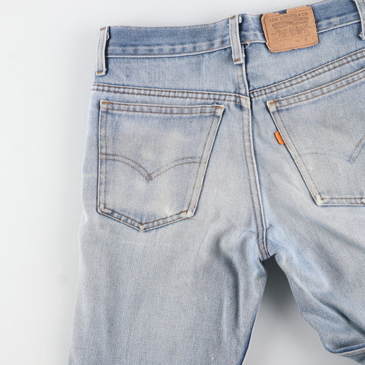 70's Levi's 719-0217 Orange Tab Straight Denim Pants Made in USA Women's XL (w30) Vintage /eaa447221