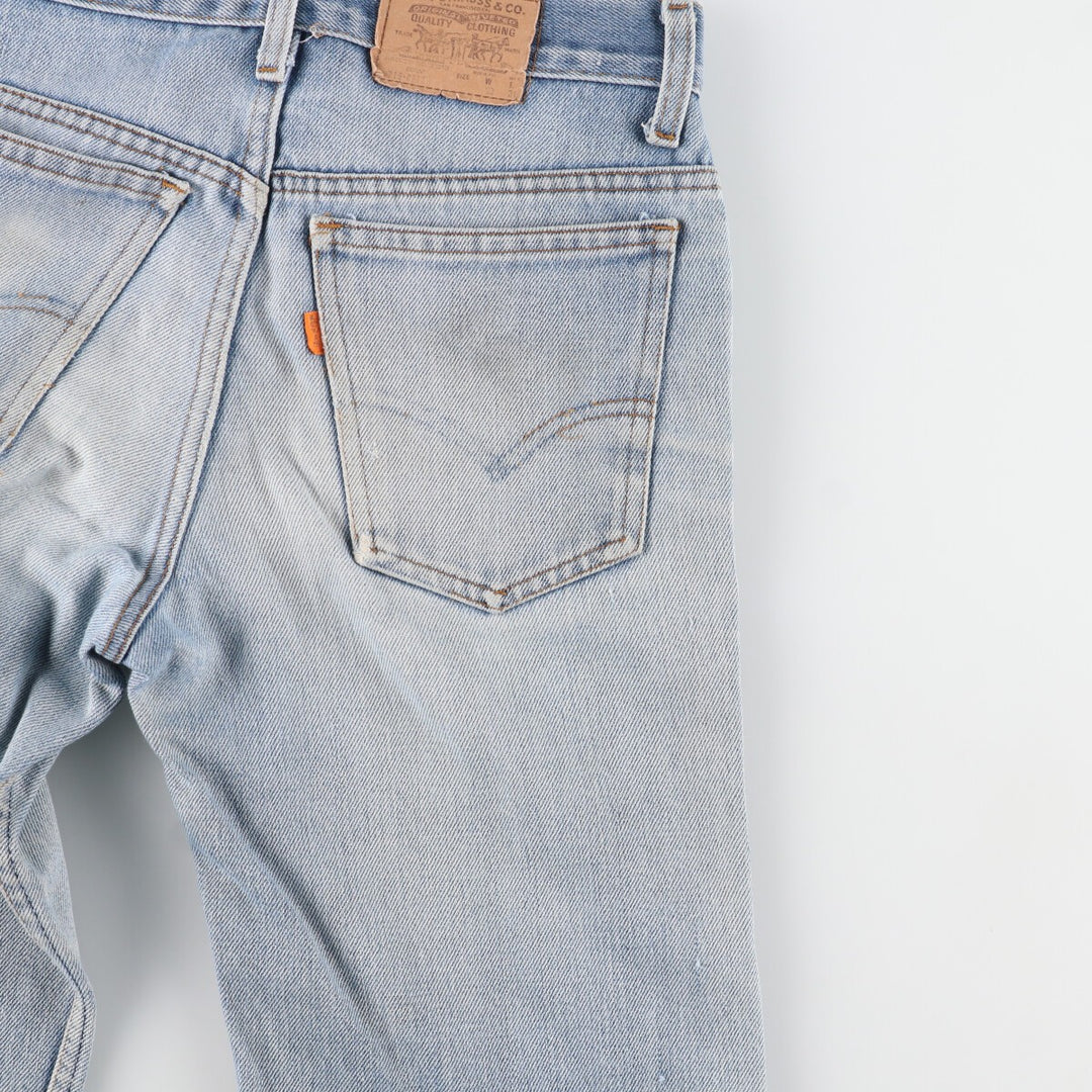 70's Levi's 719-0217 Orange Tab Straight Denim Pants Made in USA Women's XL (w30) Vintage /eaa447221