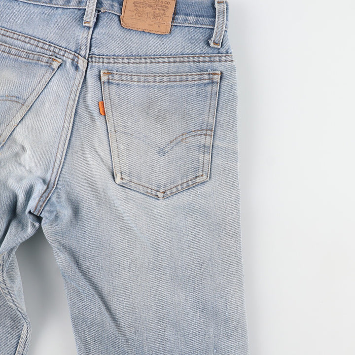 70's Levi's 719-0217 Orange Tab Straight Denim Pants Made in USA Women's XL (w30) Vintage /eaa447221