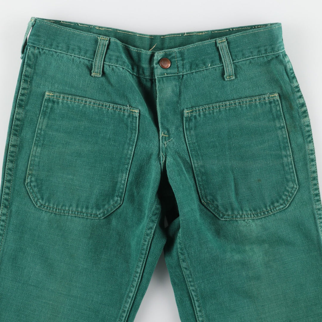 Flare cut denim pants ladies L (w30) /eaa447223