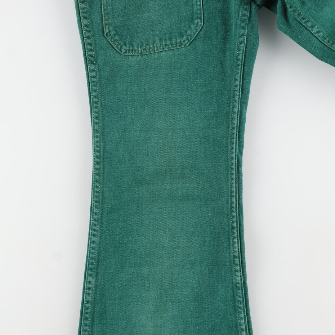 Flare cut denim pants ladies L (w30) /eaa447223