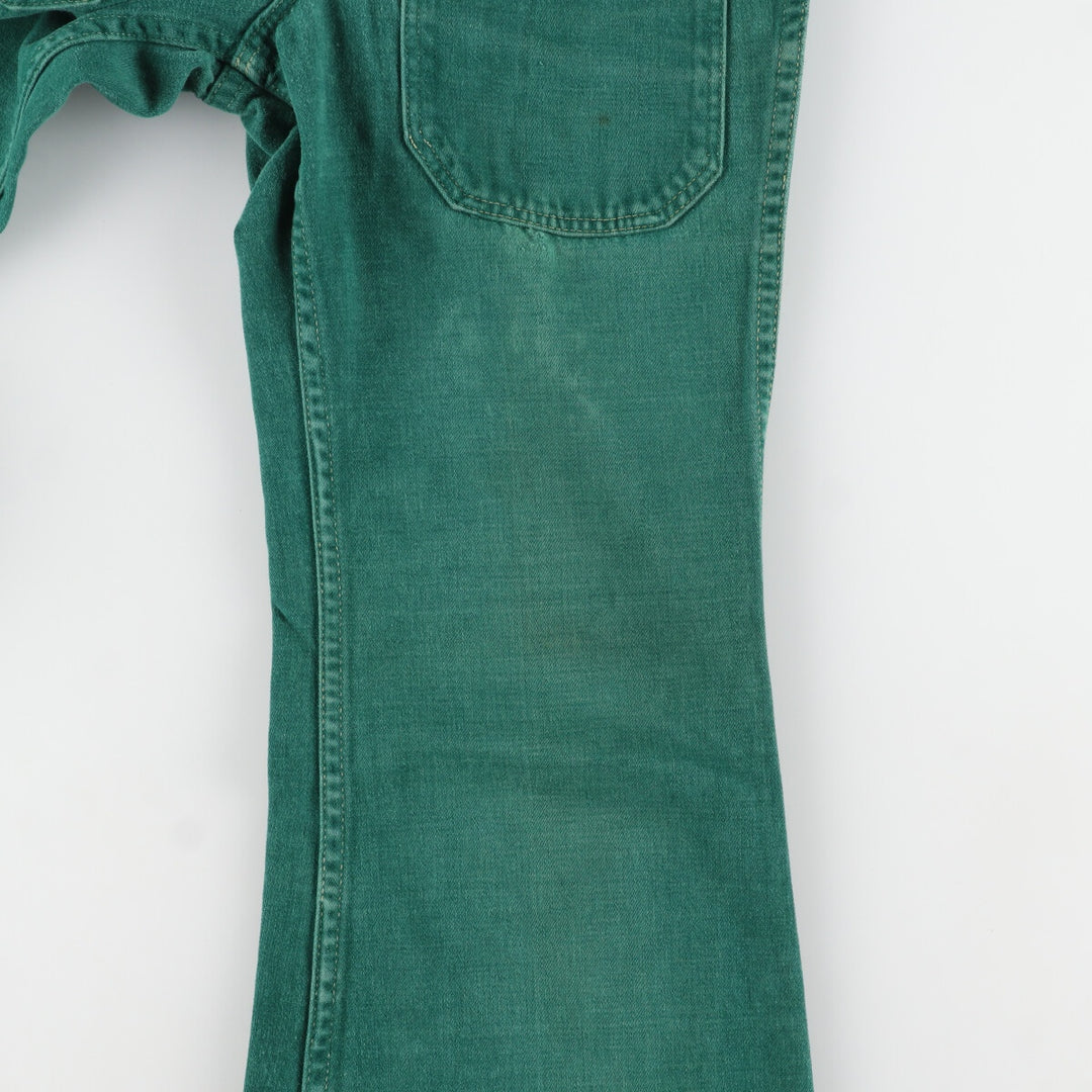 Flare cut denim pants ladies L (w30) /eaa447223