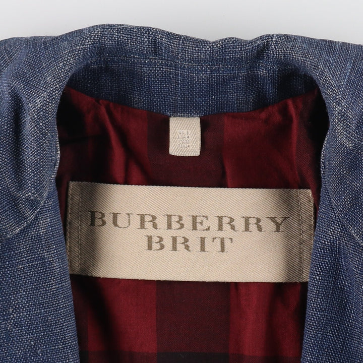 Burberry's BRIT 3/4 sleeve linen jacket for women, size S / eaa447229