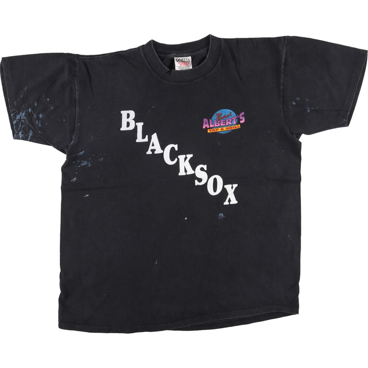 90'S ONEITA Printed T-shirt Men's L Vintage /eaa447278
