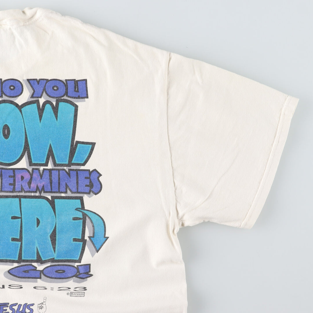 DELTA JESUS Jesus Christ Print T-shirt Men's L /eaa447290