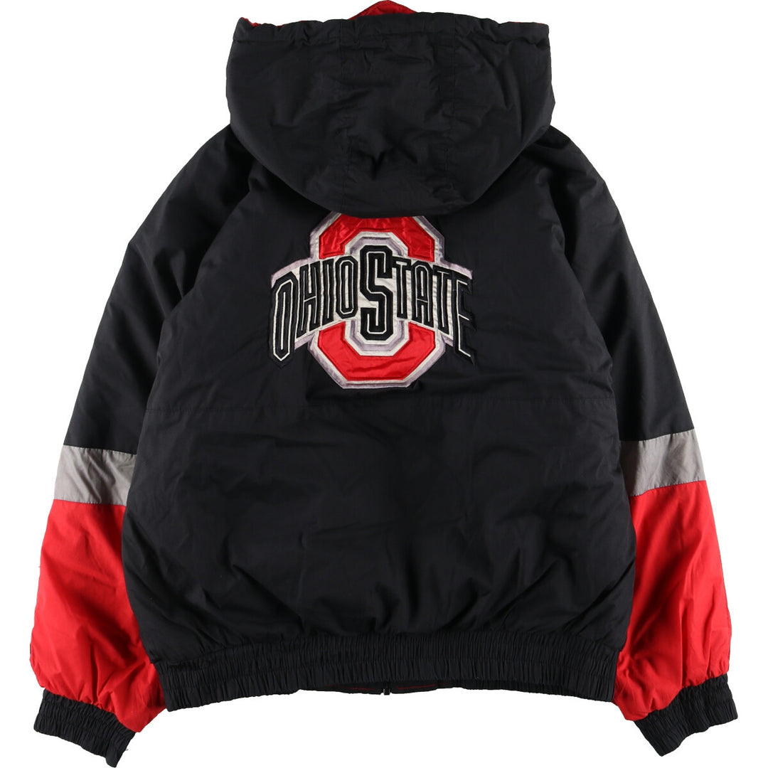 PRO LAYER OHIO STATE Ohio State University Reversible College Padded Hoodie Puffer Jacket Men's L size /eaa447340