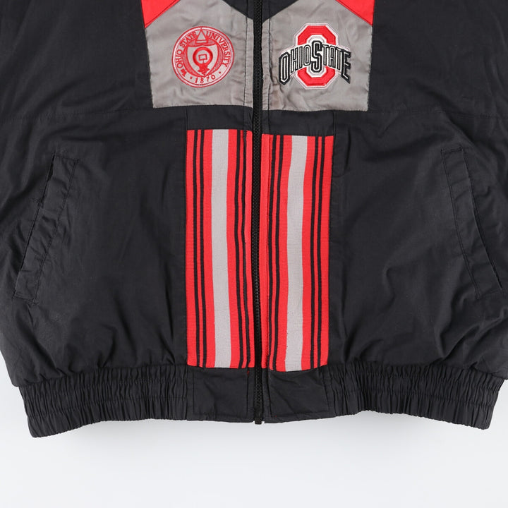 PRO LAYER OHIO STATE Ohio State University Reversible College Padded Hoodie Puffer Jacket Men's L size /eaa447340