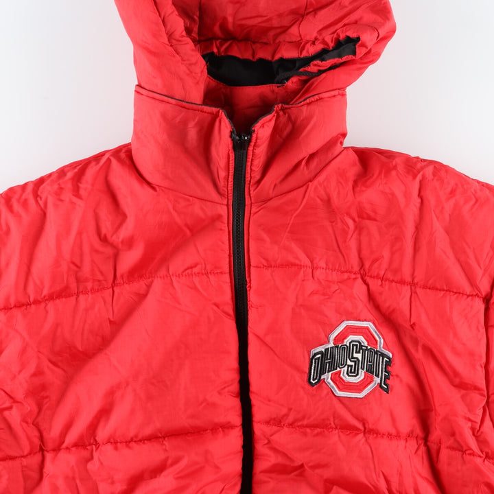 PRO LAYER OHIO STATE Ohio State University Reversible College Padded Hoodie Puffer Jacket Men's L size /eaa447340