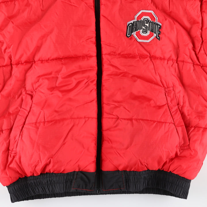 PRO LAYER OHIO STATE Ohio State University Reversible College Padded Hoodie Puffer Jacket Men's L size /eaa447340