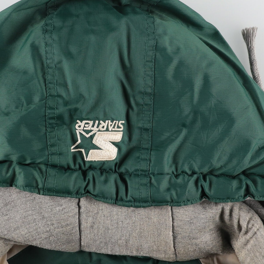 90'S Starter NFL Green Bay Packers Padded Anorak Parka Puffer Jacket Men's Medium Vintage /eaa447369