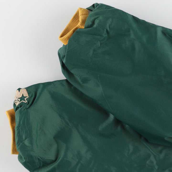 90'S Starter NFL Green Bay Packers Padded Anorak Parka Puffer Jacket Men's Medium Vintage /eaa447369