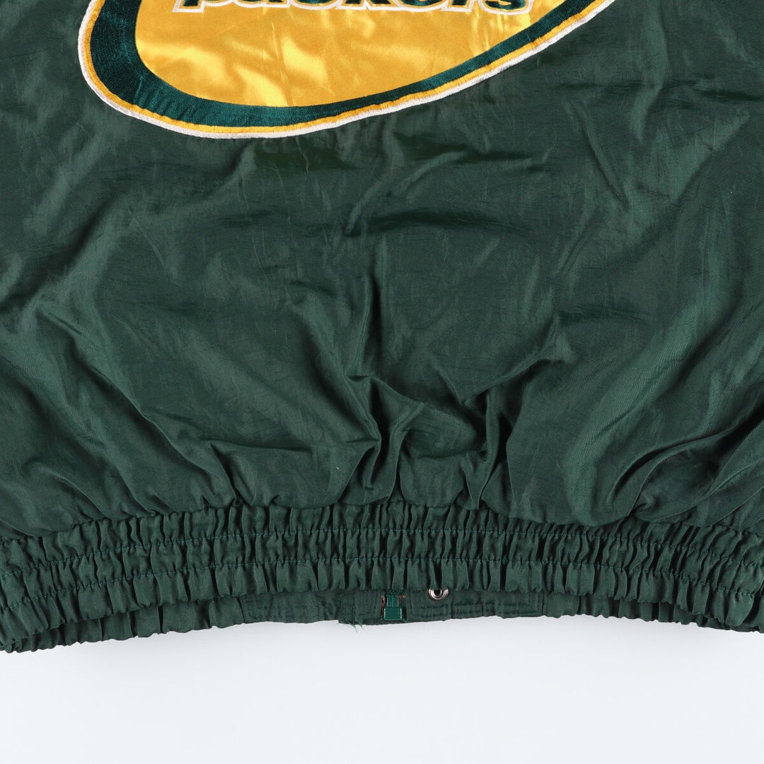 90'S PRO LINE NFL Green Bay Packers back logo padded jacket puffer jacket men's XL equivalent vintage /eaa447376