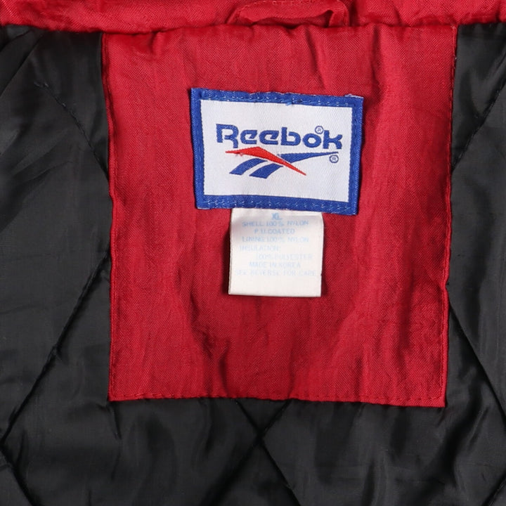 90'S Reebok NFL San Francisco 49ers back logo padded hoodie puffer jacket men's XL size /eaa447378