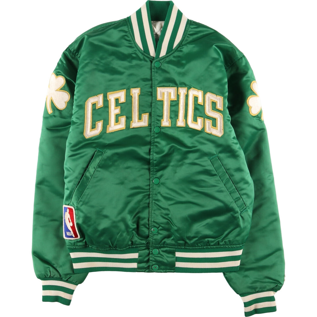 80'S Starter NBA Boston Celtics Padded Nylon Stadium Jacket Award Jacket Made in USA Men's M size /eaa447385