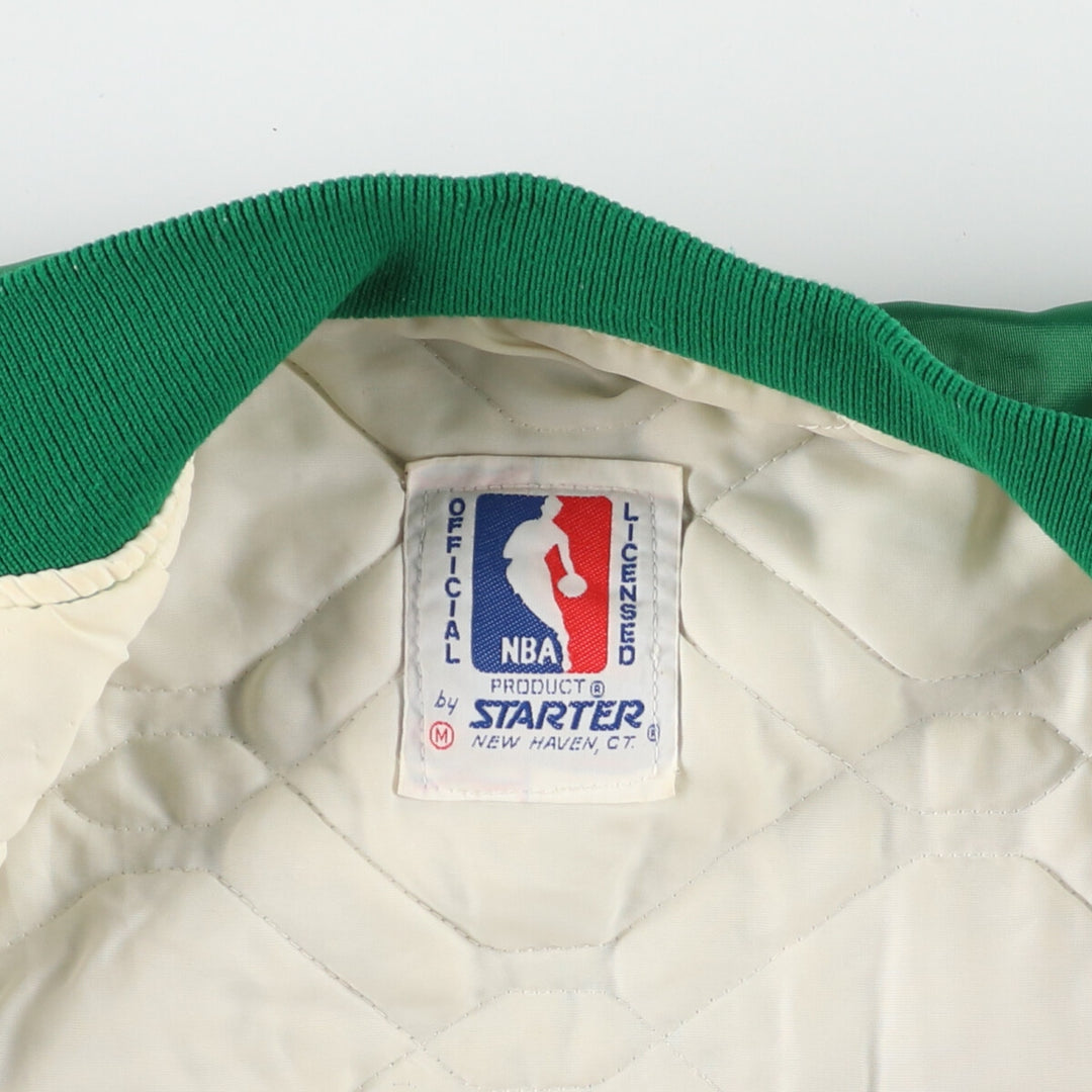 80'S Starter NBA Boston Celtics Padded Nylon Stadium Jacket Award Jacket Made in USA Men's M size /eaa447385