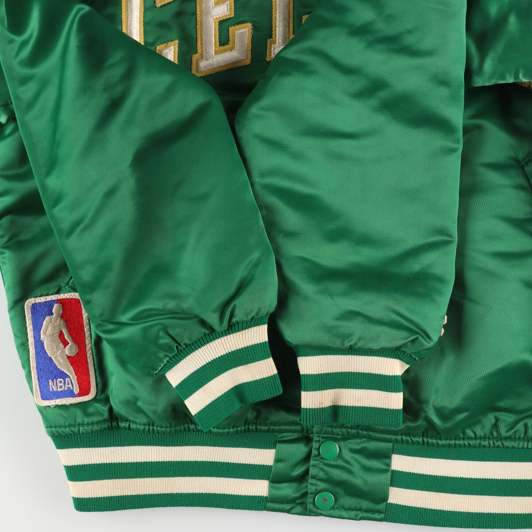 80'S Starter NBA Boston Celtics Padded Nylon Stadium Jacket Award Jacket Made in USA Men's M size /eaa447385