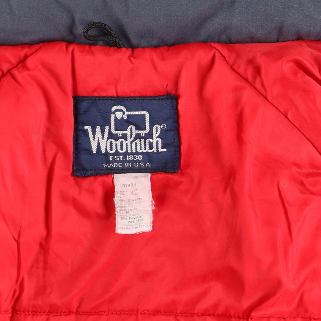 80'S Woolrich padded mountain jacket, shell jacket, puffer jacket, made in USA, men's XL equivalent, vintage /eaa447391