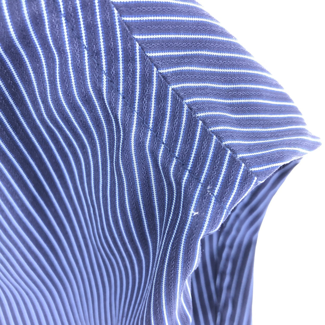 Calvin Klein NON-IRON Wide Collar Long Sleeve Cotton Striped Shirt Men's XL /eaa447422