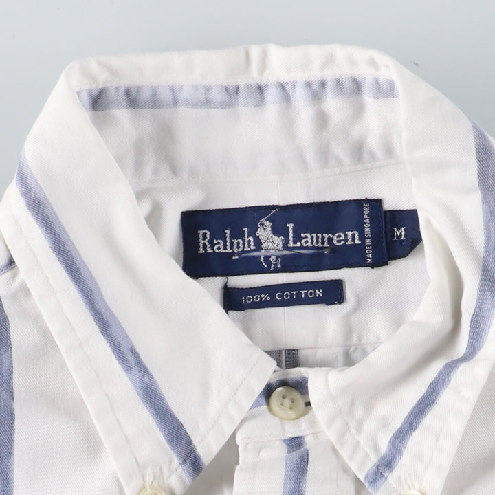 Ralph Lauren short sleeve button down striped shirt men's XL /eaa447425