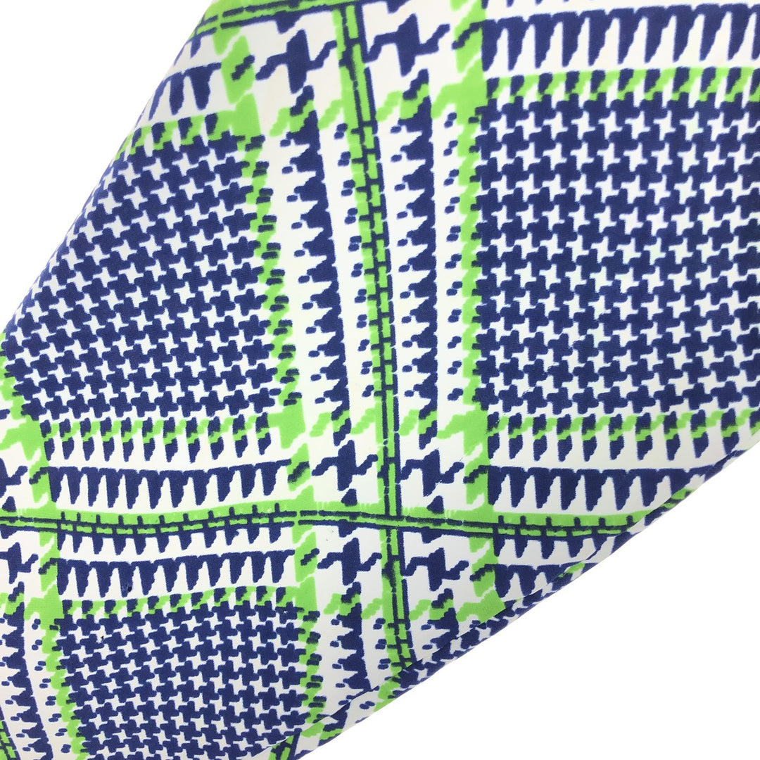 70'S LUCIEN PICCARD all-over print long sleeve polybox shirt men's M vintage /eaa447462