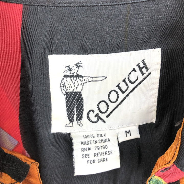 GOOUCH All-over Print Long Sleeve Silk Shirt Men's M /eaa447463