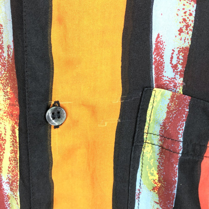 GOOUCH All-over Print Long Sleeve Silk Shirt Men's M /eaa447463