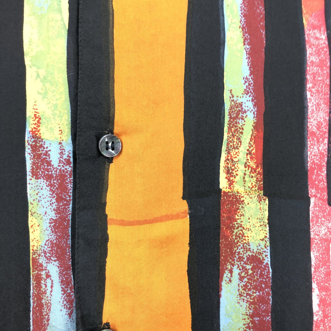 GOOUCH All-over Print Long Sleeve Silk Shirt Men's M /eaa447463