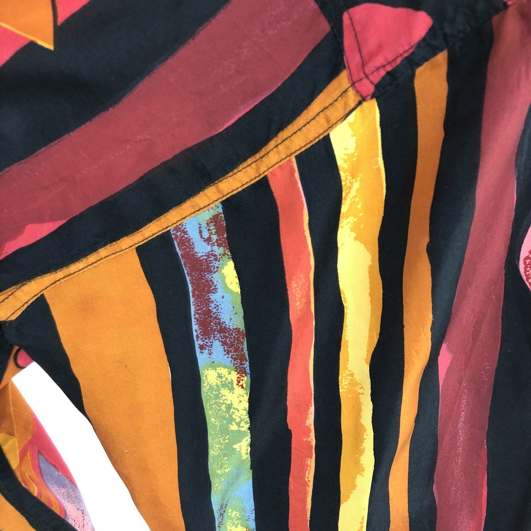 GOOUCH All-over Print Long Sleeve Silk Shirt Men's M /eaa447463