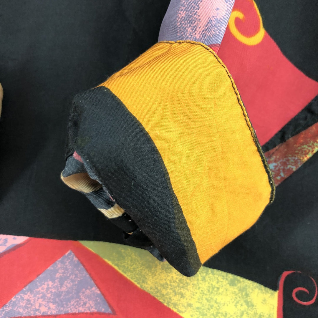 GOOUCH All-over Print Long Sleeve Silk Shirt Men's M /eaa447463