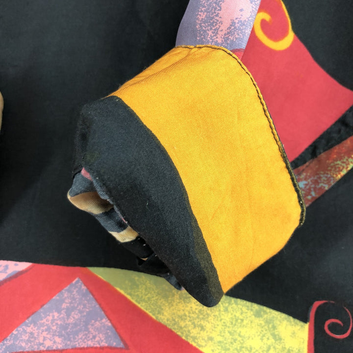 GOOUCH All-over Print Long Sleeve Silk Shirt Men's M /eaa447463