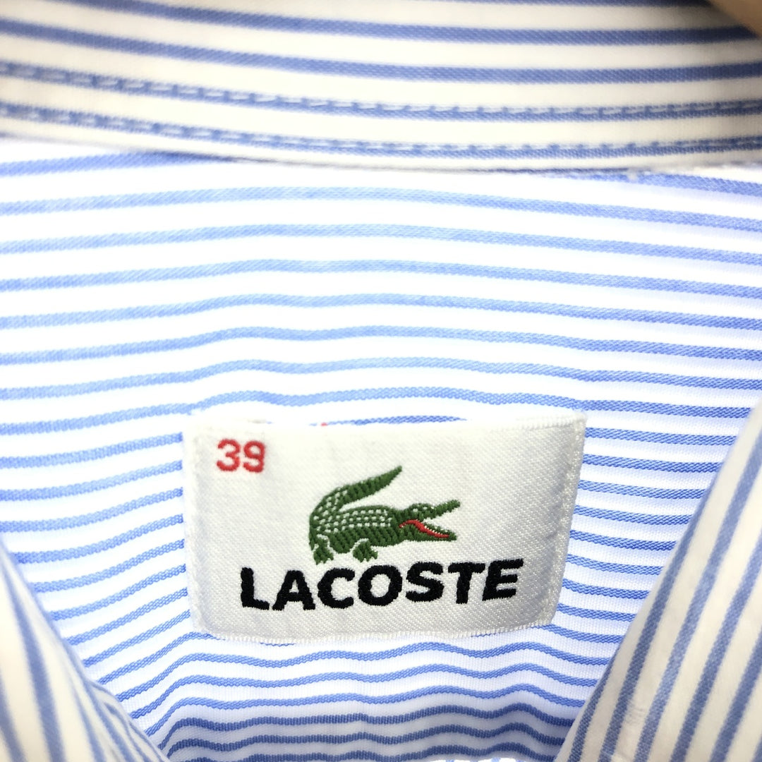 Lacoste LACOSTE Long Sleeve Button Down Striped Shirt Men's L /eaa447483