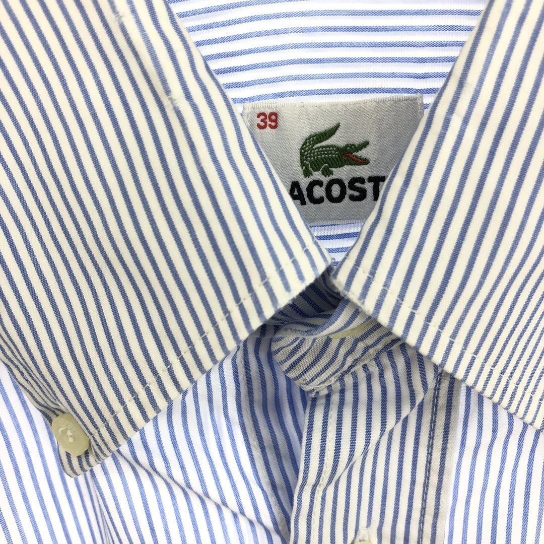 Lacoste LACOSTE Long Sleeve Button Down Striped Shirt Men's L /eaa447483