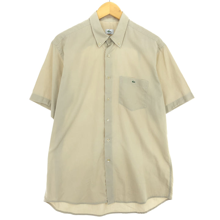 Lacoste LACOSTE short sleeve button down shirt Men's M /eaa447554