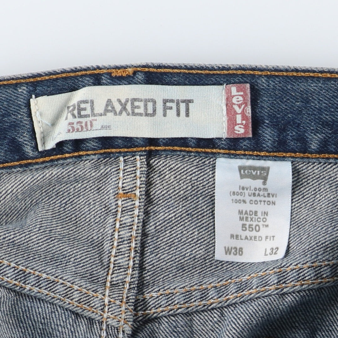 Levi's 550 Relaxed Fit Tapered Denim Pants W36 /eaa447600