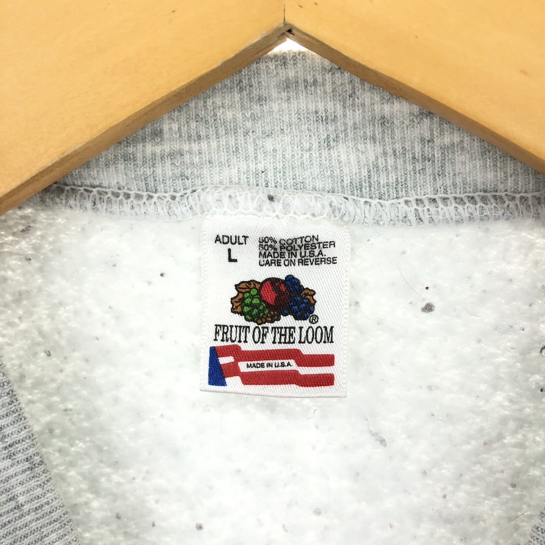 90'S Fruit of the Loom College Sweatshirt, Made in USA, Men's L, Vintage /eaa447682