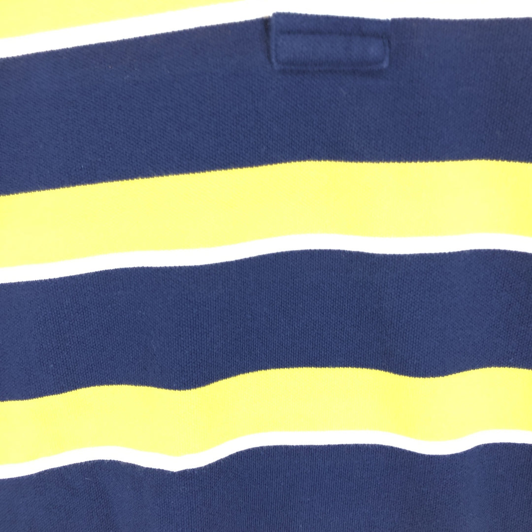 Ralph Lauren POLO by Ralph Lauren CUSTOM FIT Big Pony Short Sleeve Striped Polo Shirt Men's L /eaa447737