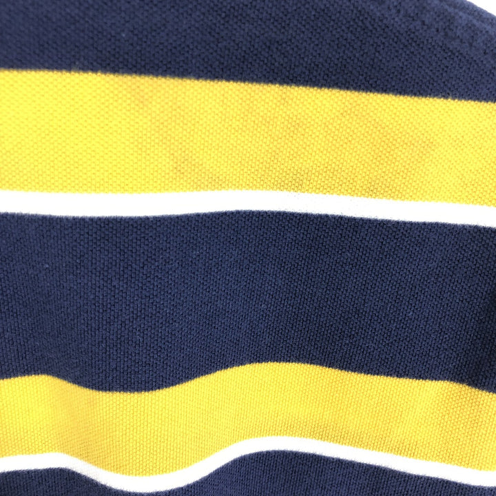 Ralph Lauren POLO by Ralph Lauren CUSTOM FIT Big Pony Short Sleeve Striped Polo Shirt Men's L /eaa447737