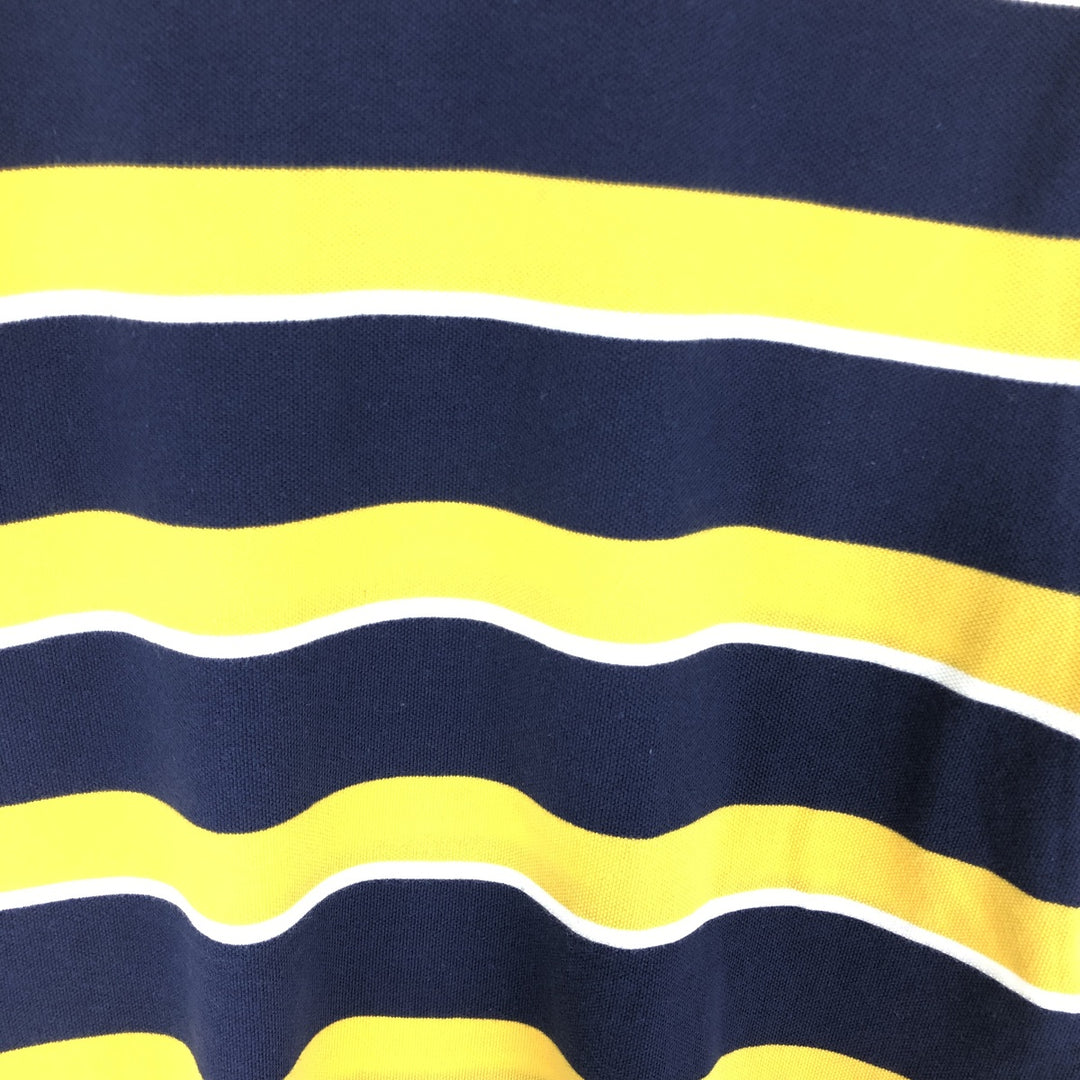 Ralph Lauren POLO by Ralph Lauren CUSTOM FIT Big Pony Short Sleeve Striped Polo Shirt Men's L /eaa447737