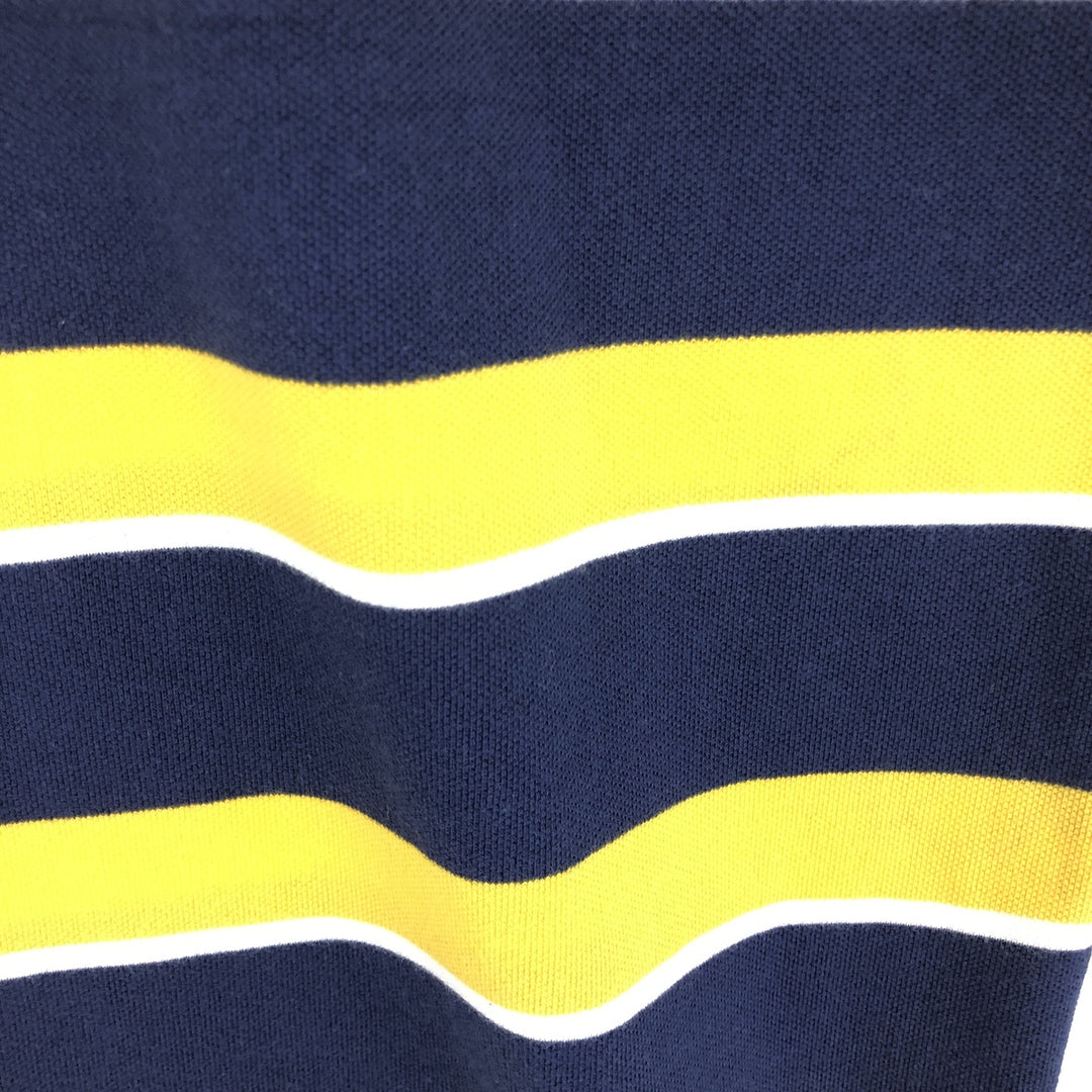 Ralph Lauren POLO by Ralph Lauren CUSTOM FIT Big Pony Short Sleeve Striped Polo Shirt Men's L /eaa447737