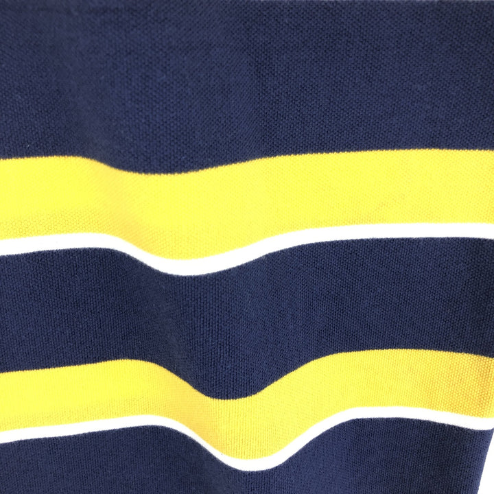 Ralph Lauren POLO by Ralph Lauren CUSTOM FIT Big Pony Short Sleeve Striped Polo Shirt Men's L /eaa447737