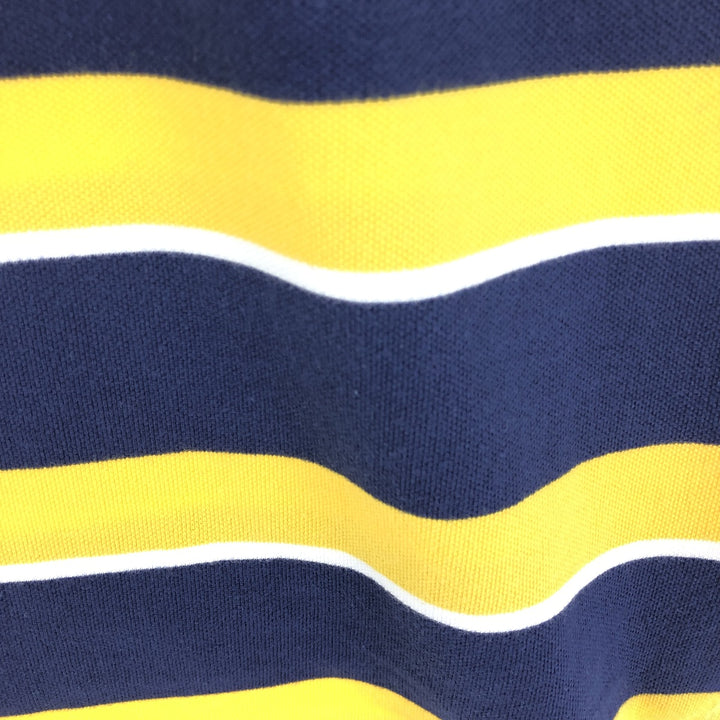 Ralph Lauren POLO by Ralph Lauren CUSTOM FIT Big Pony Short Sleeve Striped Polo Shirt Men's L /eaa447737