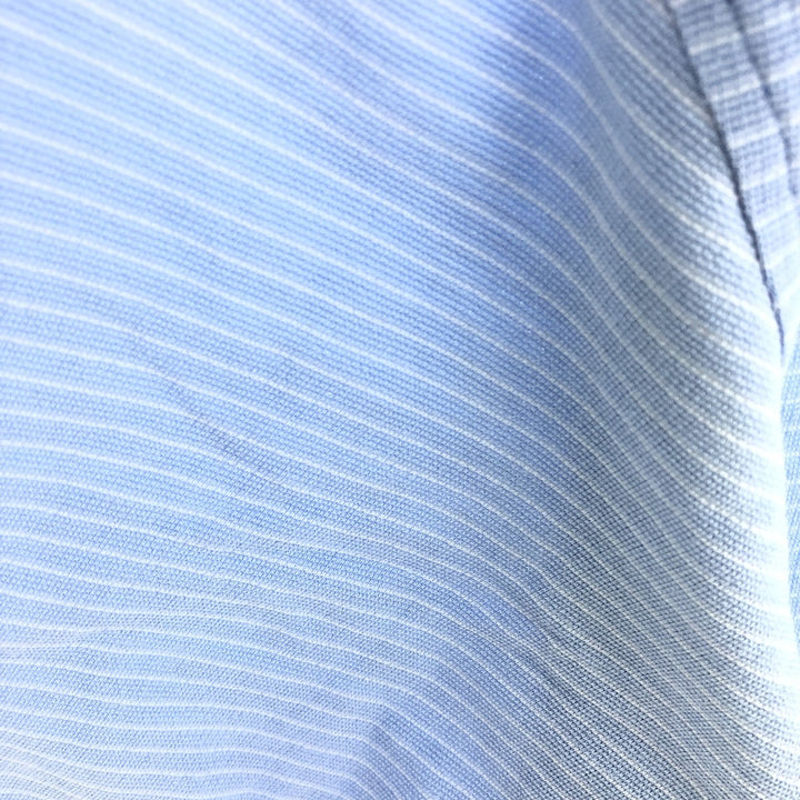 Tommy Hilfiger GOLF Short Sleeve Striped Polo Shirt Men's L cotton Blue type light blue Vintage Second Hand