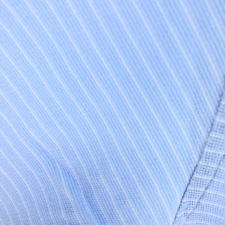 Tommy Hilfiger GOLF Short Sleeve Striped Polo Shirt Men's L cotton Blue type light blue Vintage Second Hand