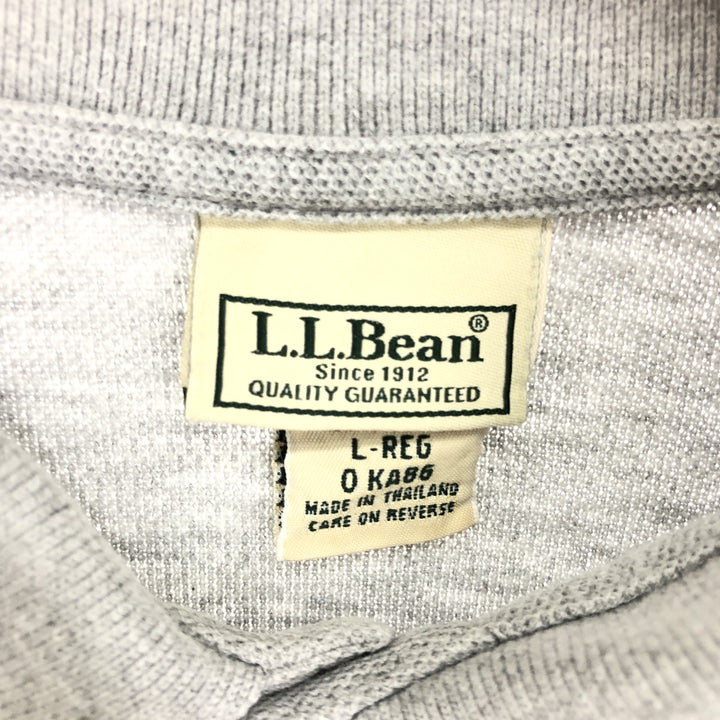 00'S LLBean short sleeve polo shirt men's L /eaa447766