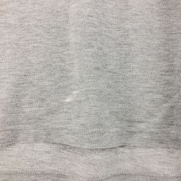 00'S LLBean short sleeve polo shirt, men's size L cotton gray type Vintage Second Hand