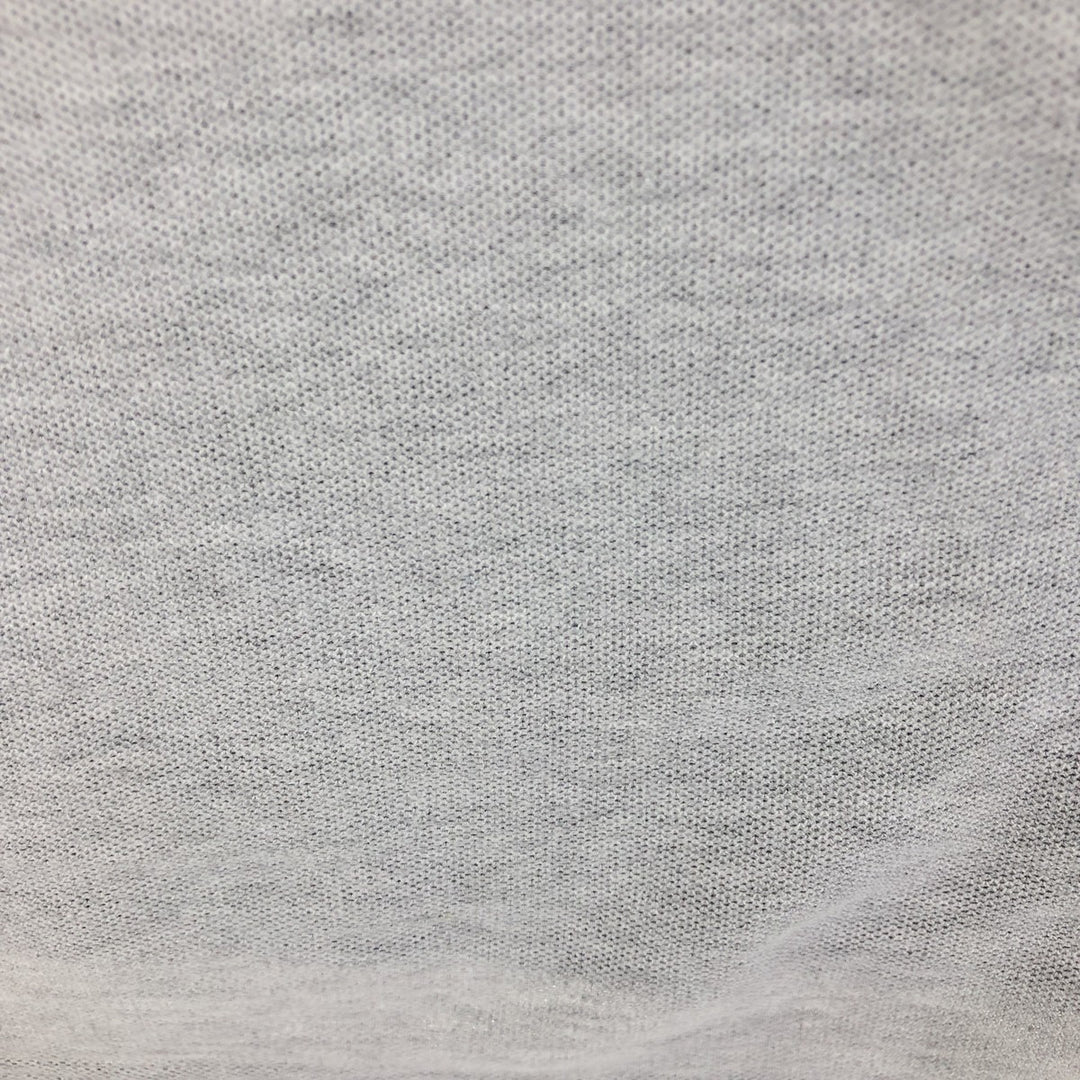 00'S LLBean short sleeve polo shirt, men's size L cotton gray type Vintage Second Hand