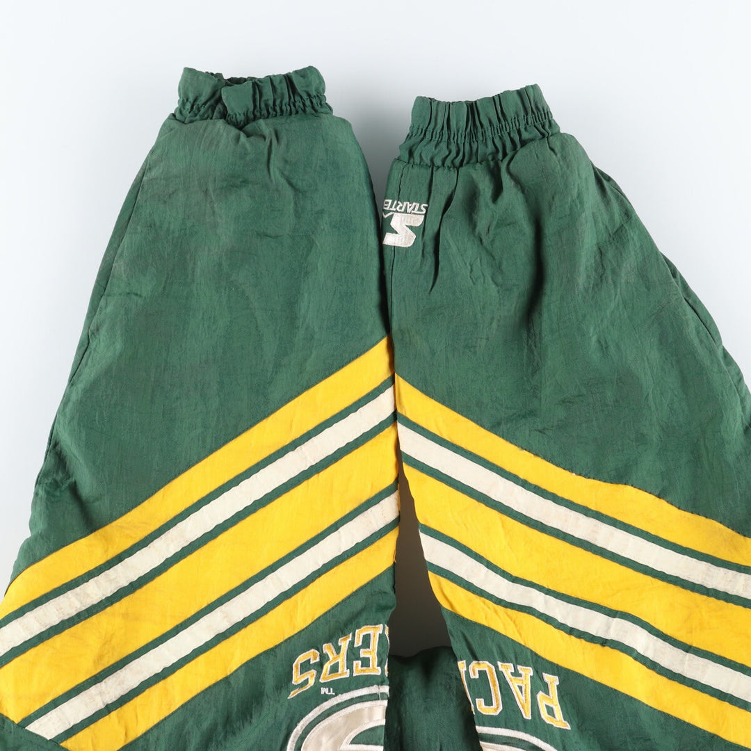 90'S Starter NFL GREEN BAY PACKERS Green Bay Packers padded hoodie puffer jacket men's size L /eaa447792