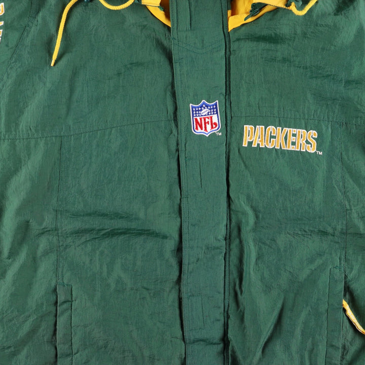 90'S Starter NFL GREEN BAY PACKERS Green Bay Packers padded hoodie puffer jacket men's size L /eaa447792